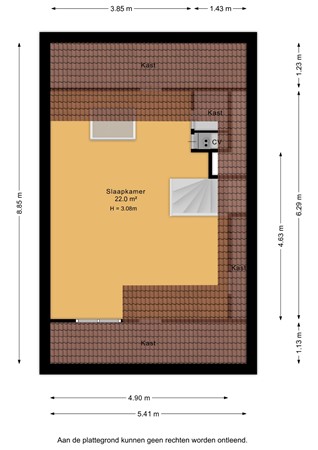 Floorplan - Taco Haringastraat 18, 9626 TM Schildwolde